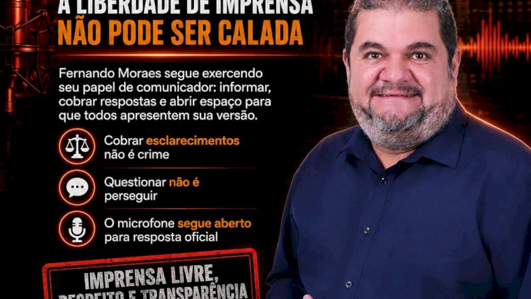 NOTA DE REPÚDIO À TENTATIVA DE INTIMIDAÇÃO CONTRA A BAND FM E O COMUNICADOR FERNANDO MORAES
