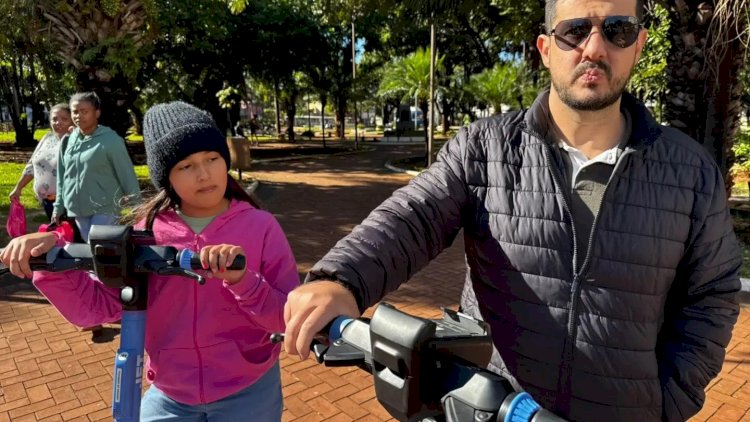 Intuitivos e fáceis, mas perigosos: patinetes elétricos alugáveis agradam campo-grandenses