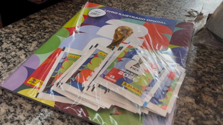 Vai colecionar? Álbum da Copa chega às bancas de Campo Grande e anima vendedores