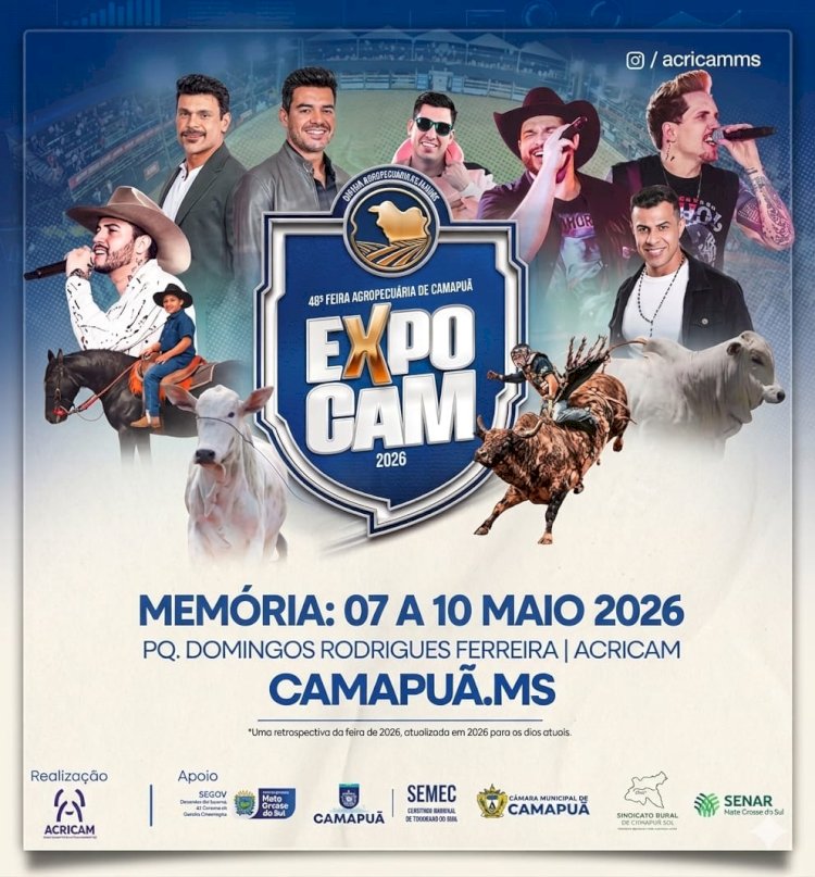 46ª EXPOCAM promete movimentar Camapuã e valorizar a força do agro